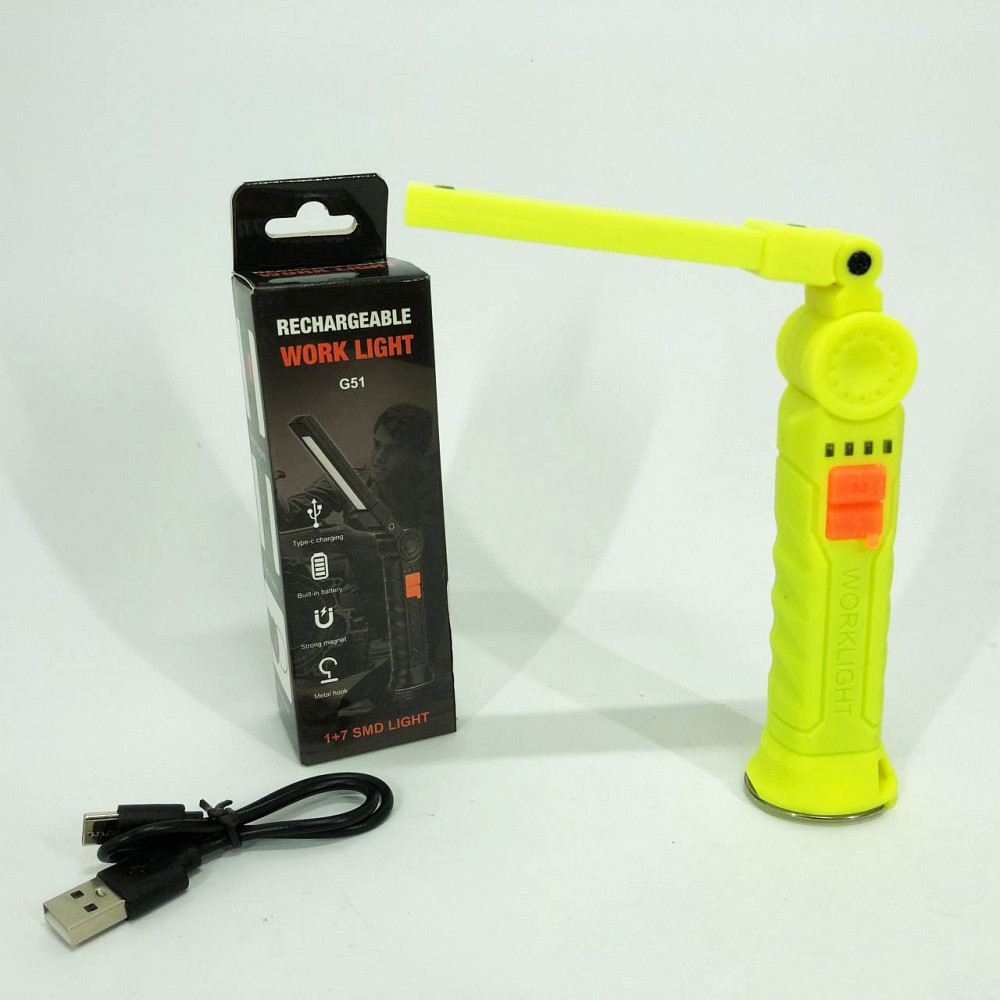 Лампа для кемпинга качественная Worklight G51-LED-COB, Кемпинговое зарядное устройство с фонарем IV-73 Львов - изображение 8