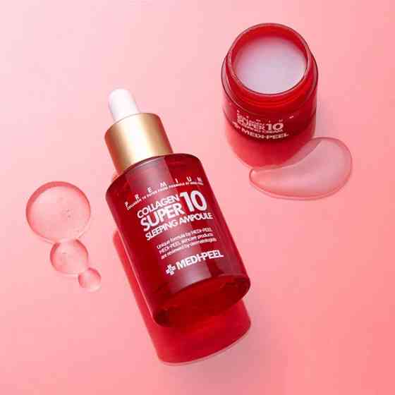 Нічний набір для обличчя з колагеном Collagen Super 10 Sleeping Care Medi-Peel Київ