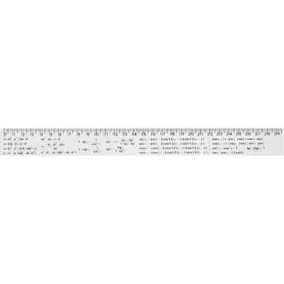 Лінійка Economix 30 см алгебраїчні формули, друкована (E81330-03) Вінниця