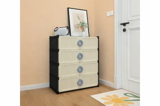 Полка - шкаф для обуви / Органайзер на 4 секции (XG08) Коломия