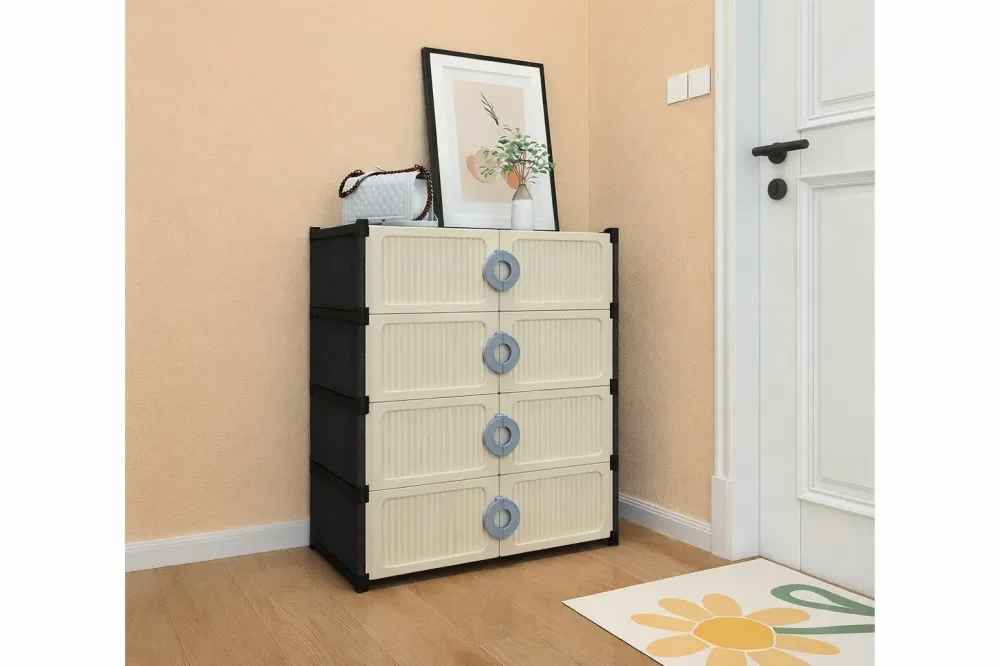 Полка - шкаф для обуви / Органайзер на 4 секции (XG08) Коломия - фото 1