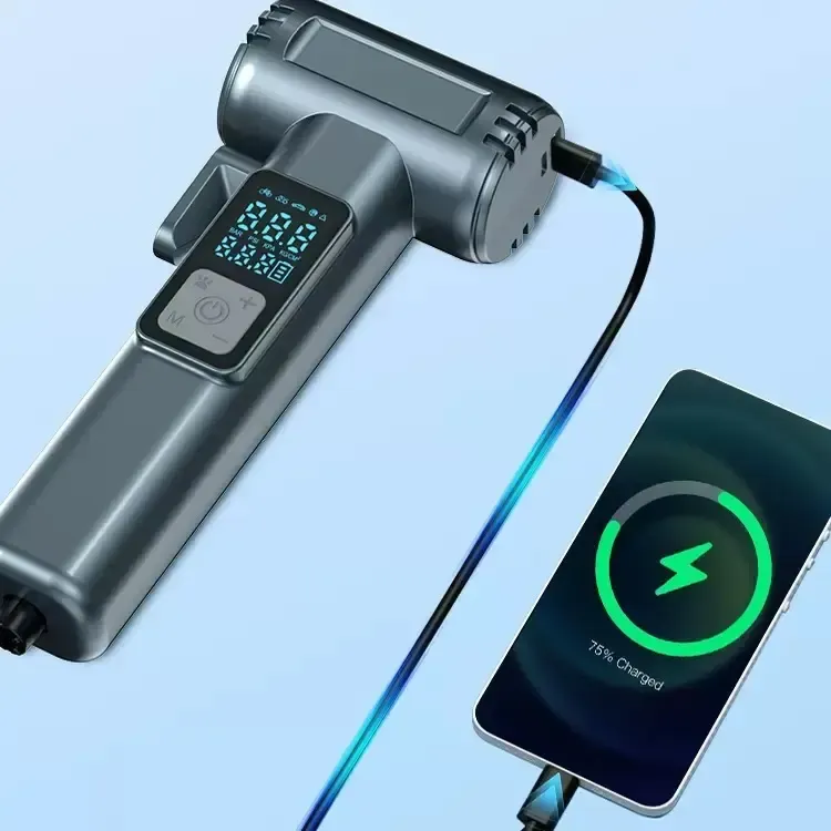 Автомобильный компрессор перезаряжаемый 150PSI 12V с Powerbank SW-201B Коломыя - изображение 3