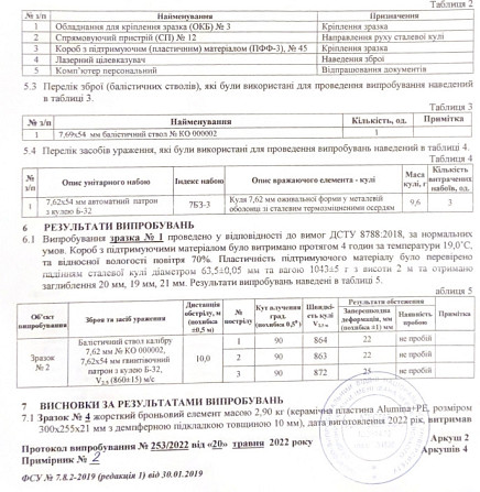 Комплект бронеплит для плитоноски Strike face (Керамічні) 6 клас захисту NIJ IV 2.8кг Вінниця - фото 8