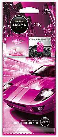Ароматизатор Aroma Car City Card Bubble Gum сухий Киев