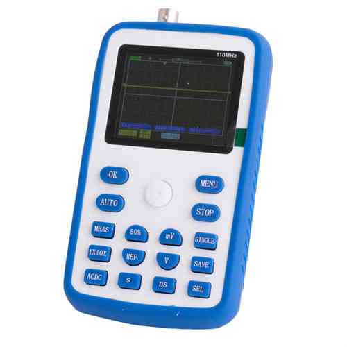 Осцилограф портативний FNIRSI 1C15 110МГц 500МС/с з ЖК-дисплеєм та акумулятором 3000мАг Київ