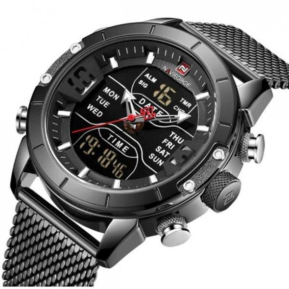 Мужские наручные часы Naviforce Tesla Black NF9153 Винница - изображение 4