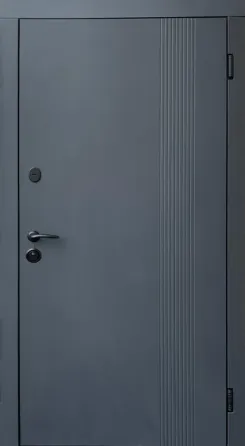 Вхідні двері Форт-М Комфорт Стиль антрацит/білий матовий 860х2050 мм Київ