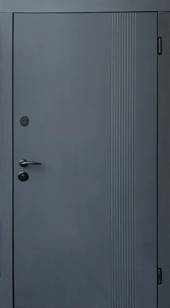 Вхідні двері Форт-М Комфорт Стиль антрацит/білий матовий 860х2050 мм Київ - фото 1