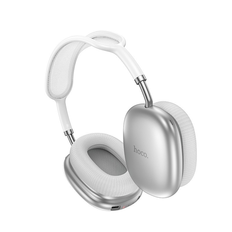 Бездротові накладні навушники HOCO W55 Plus Happiness ANC noise reduction BT headphones Silver Одеса - фото 3