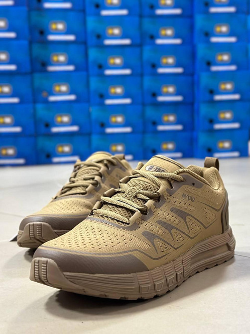 Тактические кроссовки M TAC Summer Sport койот мужские военные лёгкие кроссовки для ЗСУ лето Львів - фото 4