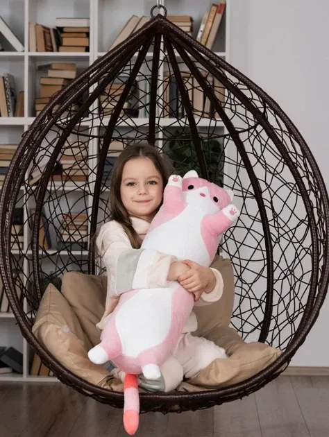 Мягкая игрушка Кот Батон 50 см подушка-игрушка, подарок для детей и взрослых, безопасный наполнитель Одесса - изображение 7