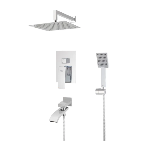 Вбудована душова система із змішувачем Koer KB-66007-01 (Колір хром) (KR3464) ( 27610 ) Харьков