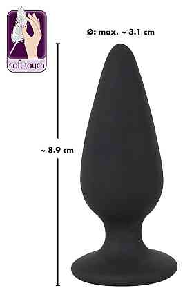 Анальна пробка - Black Velvets Heavy Plug Medium Sex Aura Київ