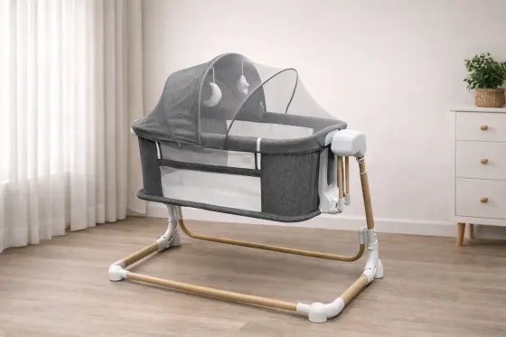 Кроватка детская+электрокачалка люлька (0860) – новое поколение Коломыя