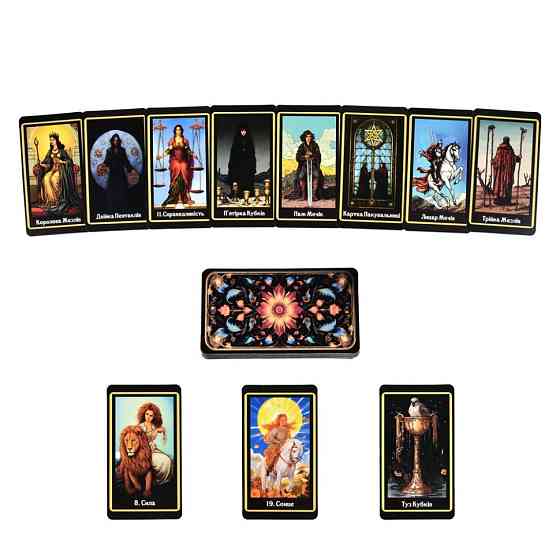 Гадальні карти Таро 30689 картка з посиланням на інструкцію 78 штук Вінниця