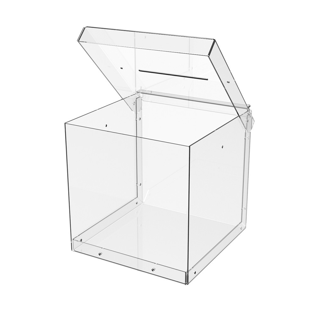 Ящик EKOSTAR без замка для сбора денег 150x150x150 мм. Объем 3,3 литра. Киев - изображение 5