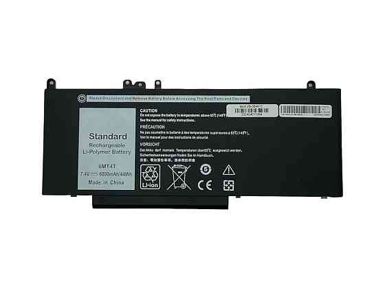 Аккумулятор для ноутбука Dell 6MT4T Latitude 14-E5470 7.4V Black 6000mAh OEM Вінниця