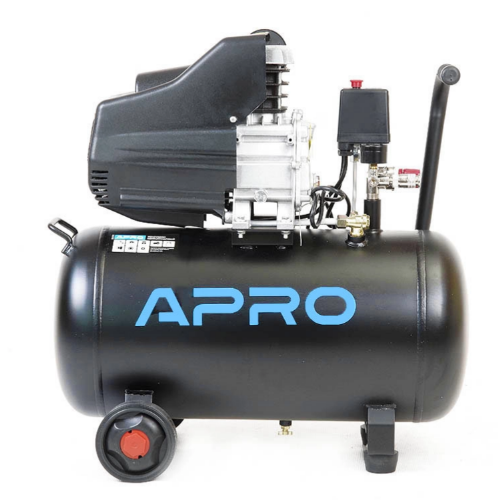 Компресор одноциліндровий 1,5кВт 205л/хв 8 бар 50л 2 крана APRO Житомир