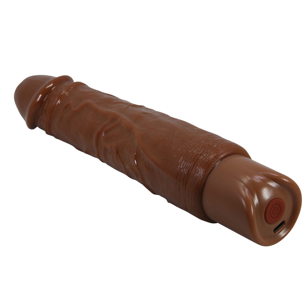 Реалистичный вибратор - Pretty Love Rufus Realistic Vibrating Dildo Brown Sex Aura Киев - изображение 7