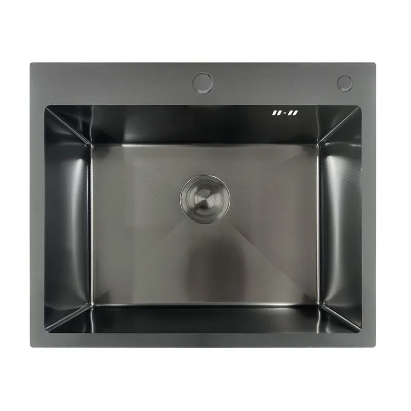 Мийка MIXXUS MH6050 DECOR GRAPHITE (MH6050 DECOR NANO-BLACK) (3.0/0.8) з нерж. сталі (колір графіт) (MX1934) Київ - фото 1