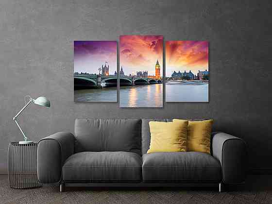 Модульная картина в гостиную / спальню   Велика Британія   Art-729_3 Киев
