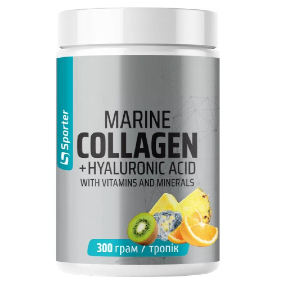Морской коллаген Sporter Marine Collagen 300 г, тропик Луцк - изображение 1