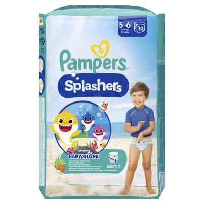 Подгузники Pampers для плавания Splashers Размер 5-6 (14+ кг) 10 шт (8001090728951) Винница