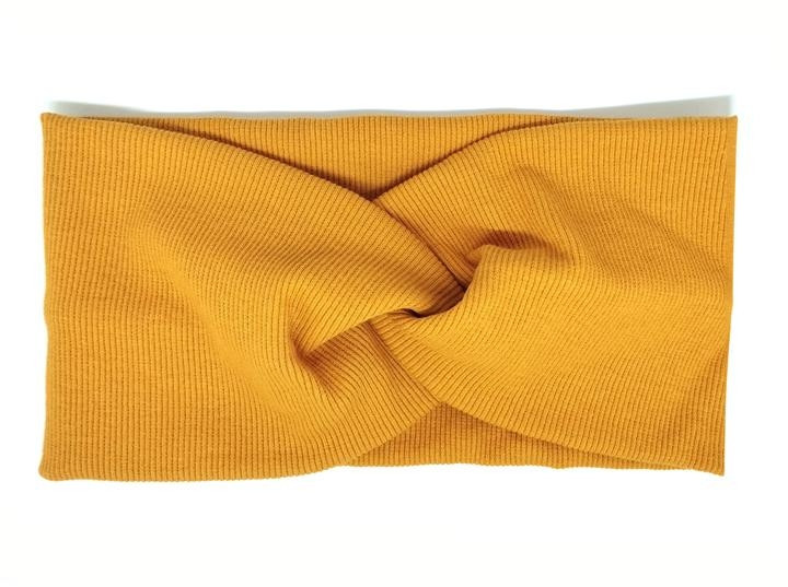 Пов'язка на голову осіння гірчична Київ - фото 1