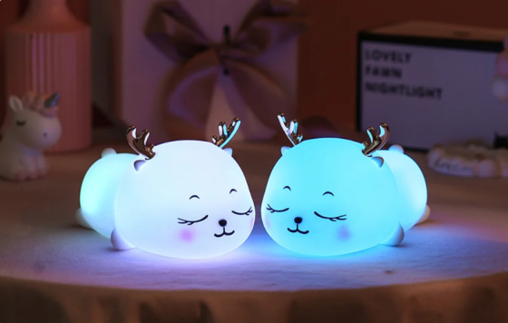 Акумуляторний силіконовий нічник «Lovely Fawn» (Миле оленятко) Луцьк