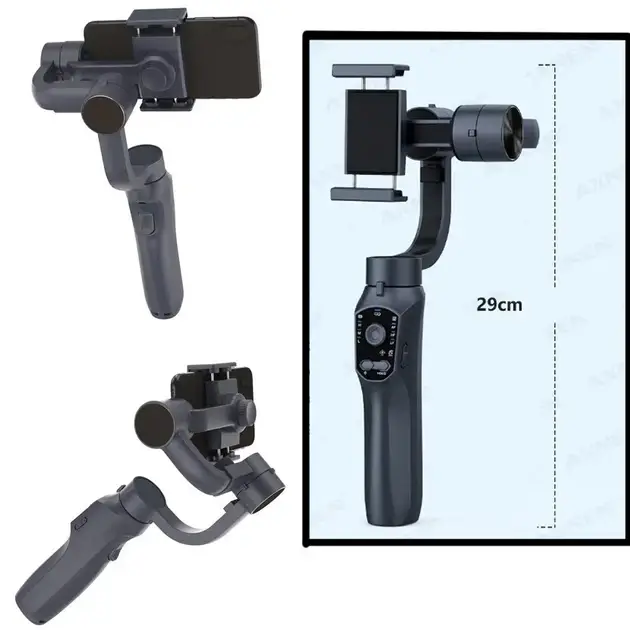 Стедікам Трьохосьовий Bluetooth Стабілізатор для телефону F10 Pro 3-Axis Gimbal для Android та iPhone Київ - фото 7
