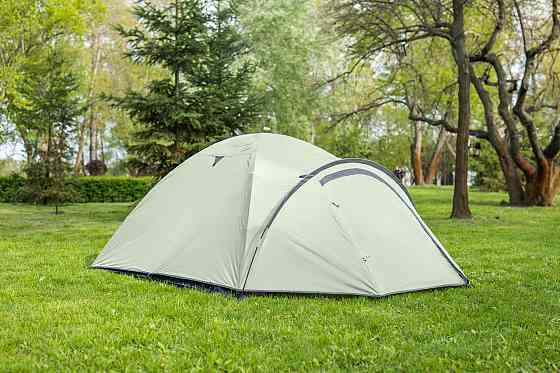 Туристическая палатка трехместная Time Eco Travel-3, светлая хаки Киев