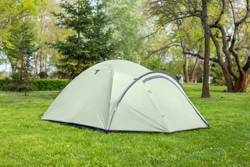 Туристичний намет тримісний Time Eco Travel-3, світлий хакі Київ - фото 3