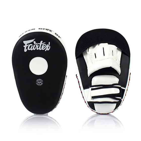 Лапи боксерські Fairtex FMV13 Black/White Кам'янське