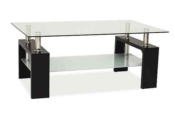 Журнальний столик LISA BASIC II прозор./венге 100x60x55 Київ