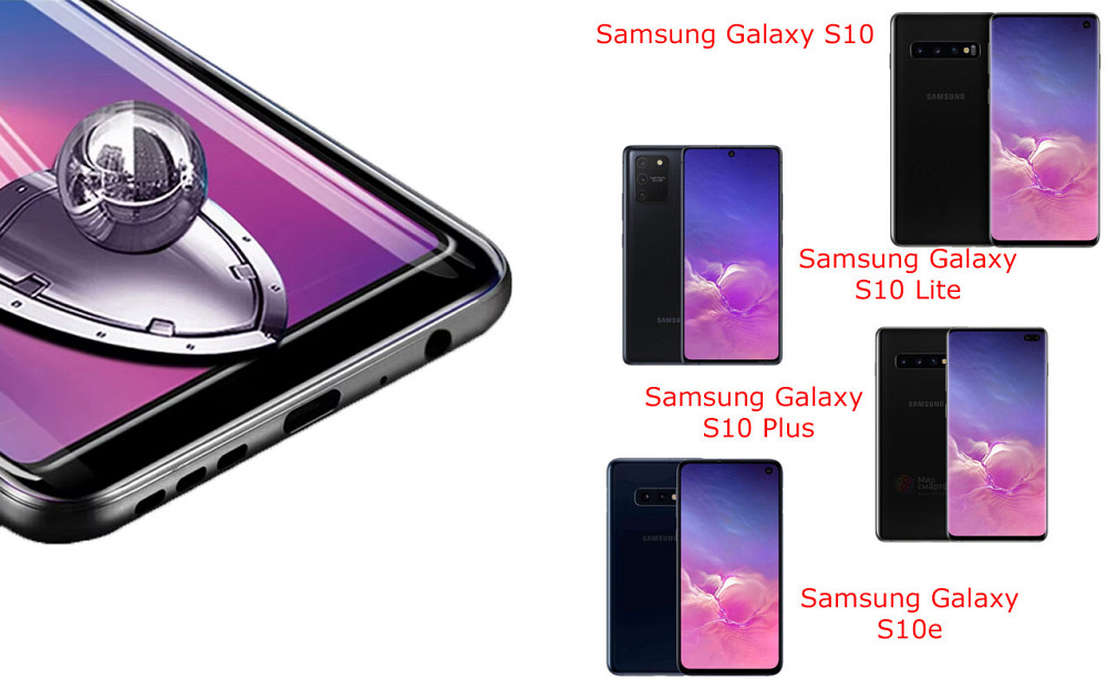 Защитное стекло DefenzoGlass для Samsung Galaxy S10, S10 Lite, S10 Plus, S10е – двойная прочность Киев - изображение 1