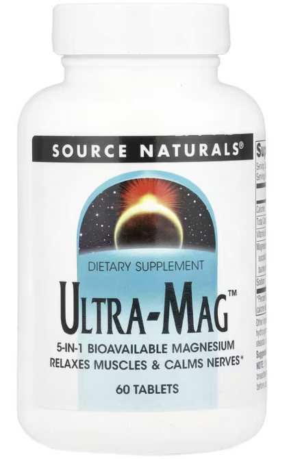 Ультрамагний для успокоения Source Naturals Ultra-Mag 60 таб Киев - изображение 1