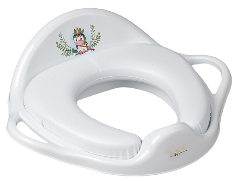 Накладка дитяча на сидіння унітазу WILD&FREE  UNICORN white Київ - фото 1