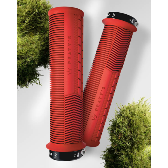 Грипсы Peaty&apos;s Monarch Grip Mushroom, Thin 3032mm, Trail Comfort, Red Київ