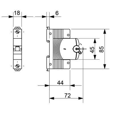 Автоматический выключатель GEWISS 1-п. 32A 6kA С (GW92010) Винница