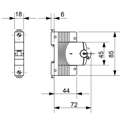 Автоматичний вимикач GEWISS 1-п. 32A 6kA С (GW92010) Вінниця - фото 2