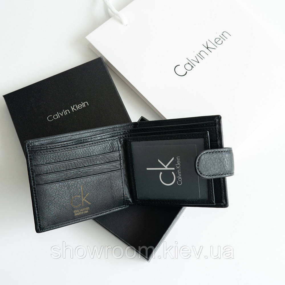 Мужской кожаный кошелек на застежке Ск (2081) подарочная упаковка Киев - изображение 5