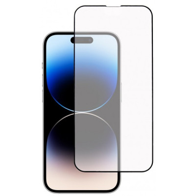 Скло захисне Dengos Full Glue iPhone 14 Pro black frame (TGFG-251) Вінниця - фото 2