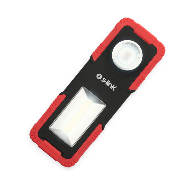 Ліхтар 3w cob + 2w led акб li-ion 1200 мач, магніт, гачок, на підставці з регулюванням S-Link інспекційний Мукачево - фото 1