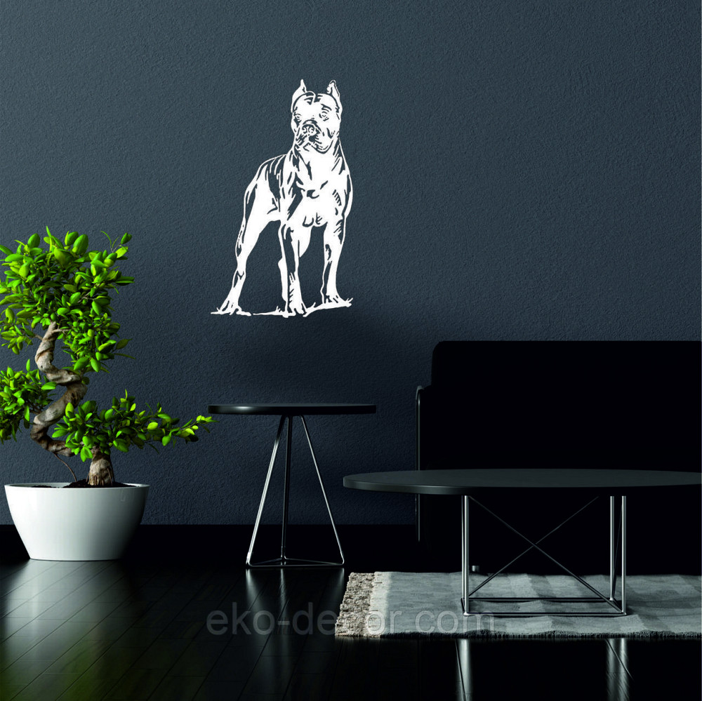 Декоративное настенное Панно «Кане-корсо», Декор на стену 110*65 см, Белый Киев - изображение 2