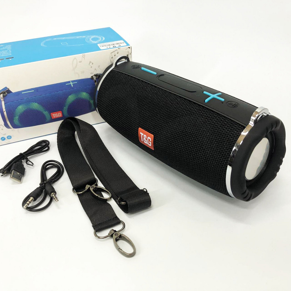 Колонка на акумуляторі зі світломузикою TG642, Якісна Bluetooth колонка Акумуляторна переносна CS-66 Львів - фото 6