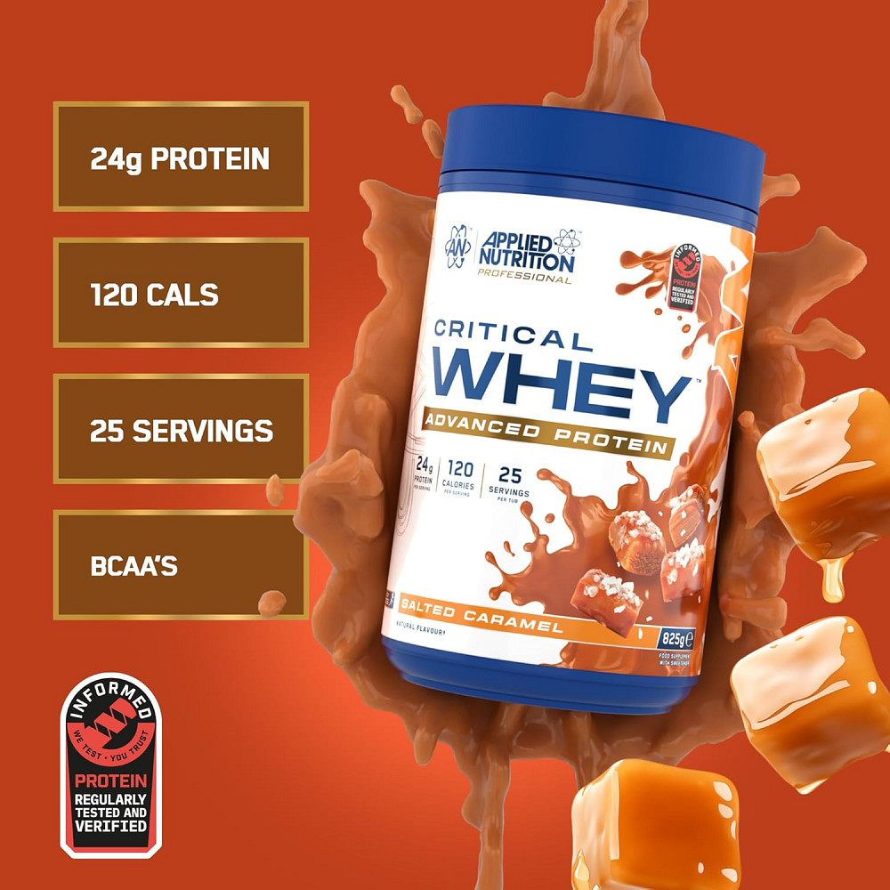 Протеїн Applied Nutrition Critical Whey Protein 825 г, Salted Caramel Луцьк - фото 3