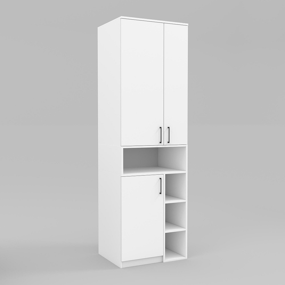 Шкаф для одежды Tetris Т-3, Белый, 650/520/2100 Львов - изображение 1