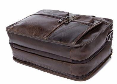 Сумка для ноутбуку з натуральної шкіри Vintage 14870 Коричнева Київ - фото 6