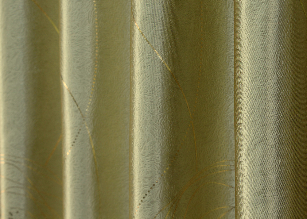 Комплект готових штор VR-Textil Софт № 1478ш Золотистий 150х270 см 2 шт (33-0346) Київ - фото 7