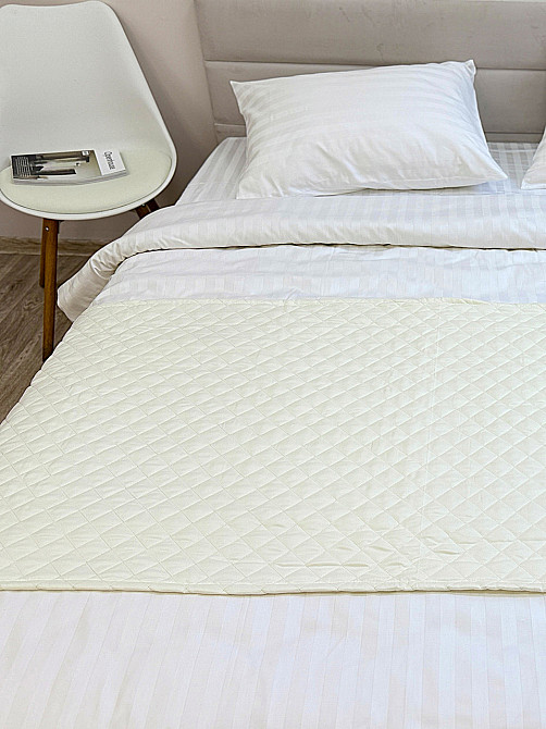 Ecotton Покривало-доріжка на ліжко Ecotton 70х230 см Саші антиалергенна двостороння молочного к Киев - изображение 1